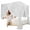 White, variant on AUQ Bed Canopy Dense Netting Canopy Bed Curtains Reinforced Stand Bed Curtains White