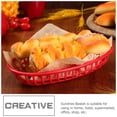 thumbnail image 3 of 10 piezas de cestas para artículos diversos, para almacenar bocadillos, frutas y verduras, decoración superior, bandeja para pan, organizador de cajones, contenedor de catering, soporte de plástico, 3 of 6