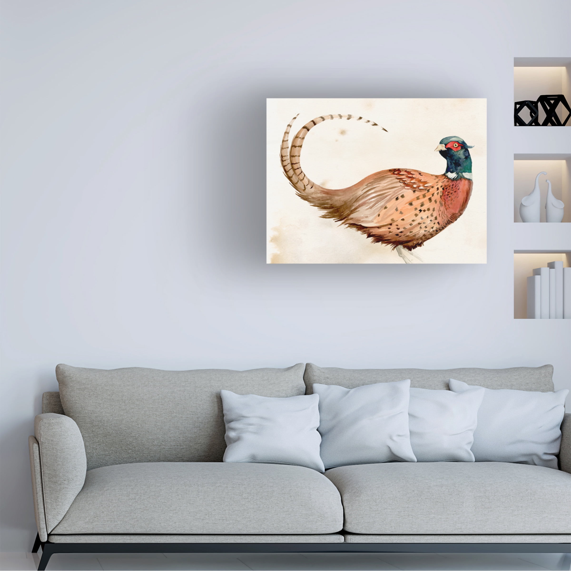 Jennifer Paxton Parker 'Pheasantry I' Canvas Art