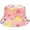 Pink, variant on Panda Women Reversible Bucket Hat Summer Travel Lightweight Foldable Beach Outdoor Hat - Pink