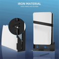 thumbnail image 3 of Wall Mount Bracket for PS5 Pro Console Wall Mount Organizer Black, 3 of 5