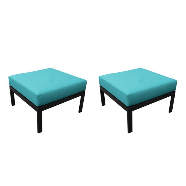 kathy ireland Madison Ave. Ottoman 2 Per Box in Aruba