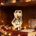 thumbnail image 6 of Aureate Ceramic Heart Gesture Figurines Valentine Romantic Love Hand Sign Desktop Living Room TV Cabinet Decoration Couple Gift Metallic Ceramic Ornament Set Home Decor Statue, 6 of 6