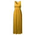 thumbnail image 2 of Doublju Women's Empire Seam Sleeveless Maxi Dress with Pockets (Plus Size Available), 2 of 3