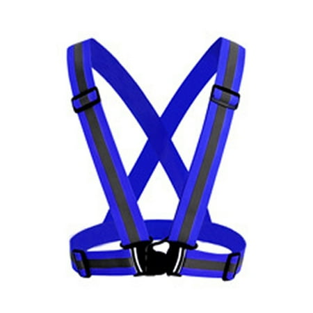 

SENRISE Hi Vis Security Reflective Elastic Straps Reflective Vest Adjustable Belt High Visibility Universal