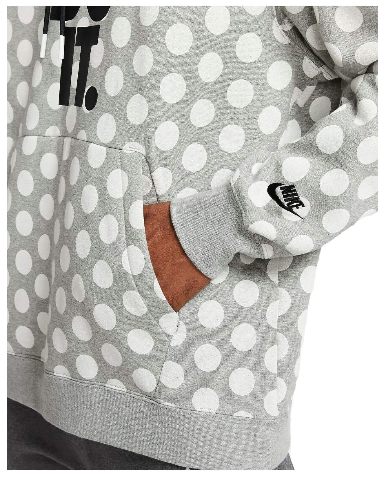 nike just do it polka dot hoodie