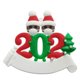 thumbnail image 1 of Generic Adorno Navideño de Muñeco de Nieve con Máscara de Supervivencia, Decoración para Árbol de Navidad, Estilo Moderno en PVC, Color Negro, Ideal para Fiestas de Fin de Año, 1 of 6