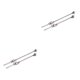 thumbnail image 4 of Pinchos de bicicleta Soidarity ZTTO Universal 100mm/135mm Plata CBP203759, 4 of 5
