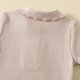 thumbnail image 5 of Mono de verano para niños y niñas, de manga corta, con cuello redondo, bonitos pantalones cortos lisos, de poliéster, 5 of 8
