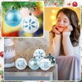 thumbnail image 1 of Juego de 6 bolas de Navidad Fiudx para adornos navideños, 1 of 6