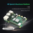 thumbnail image 4 of Disipador De Calor 3 disipadores de calor de aluminio para Raspberry Pi 4B disipador de calor almohadilla de refrigeración (plata), 4 of 6