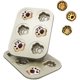 thumbnail image 1 of Sartén Madeleine de 6 tazas, antiadherente, pequeña, molde para hornear gatos, acero al carbono pesado (dorado) Sincero Hogar, 1 of 7