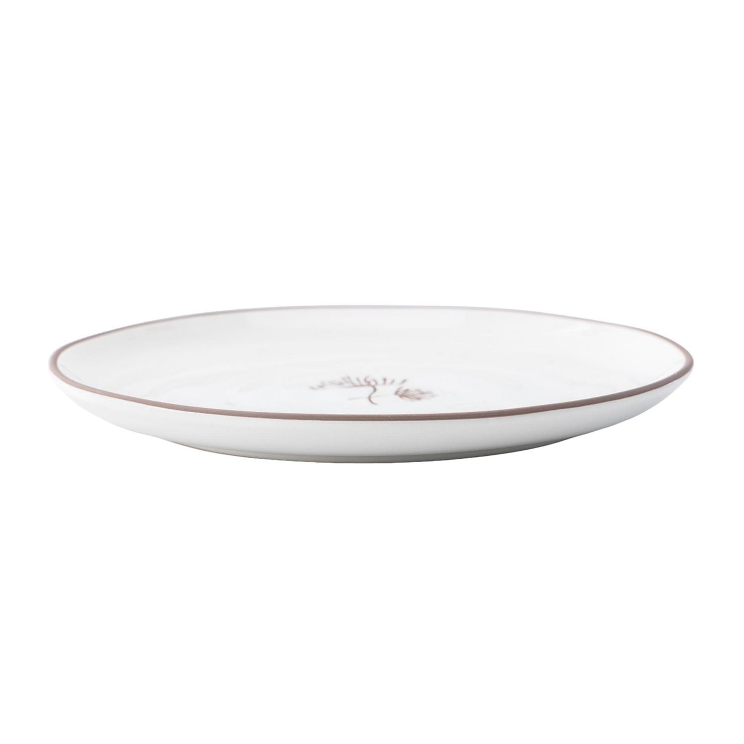 Hometrends Assiette à salade en céramique résistante à la cire, 8,7 pouces, 1 pièce