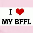 thumbnail image 2 of CafePress - I Love MY BFFL Infant Bodysuit - Baby Light Bodysuit, Size Newborn - 24 Months, 2 of 4