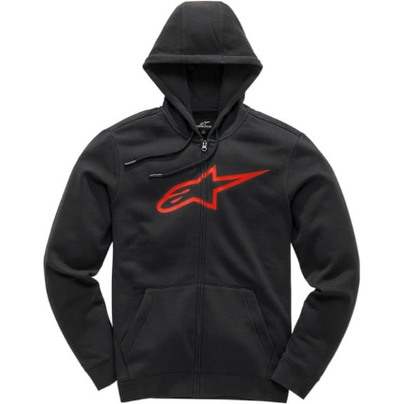 Alpinestars Men's Ageless II Fleece, Black/Red, Large