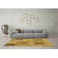 thumbnail image 3 of Ahgly Company Indoor Rectangle Patchwork Brown Transitional Area Rugs, 8' x 10', 3 of 4