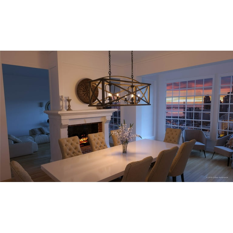 Urban Ambiance Luxury Farmhouse Chandelier Large Size 19.5