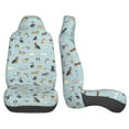 thumbnail image 5 of Haiem Cartoon Doodle Puppy Printed Car Seat Covers Set of 2, Universal Fit Car Seat Covers,Protective Seat Covers,Comfortable Car Seat Covers, Easy Installation Seat Covers, 5 of 9