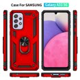 thumbnail image 2 of NIFFPD Galaxy A33 Case, Samsung A33 Case Ring Kickstand Hard PC Soft TPU Phone Cover for Samsung Galaxy A33 5G Red, 2 of 7