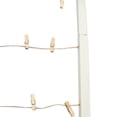 thumbnail image 3 of Contemporary Home Living Floating Photo Clothesline Frame with Clips - 29.75" - White, 3 of 6