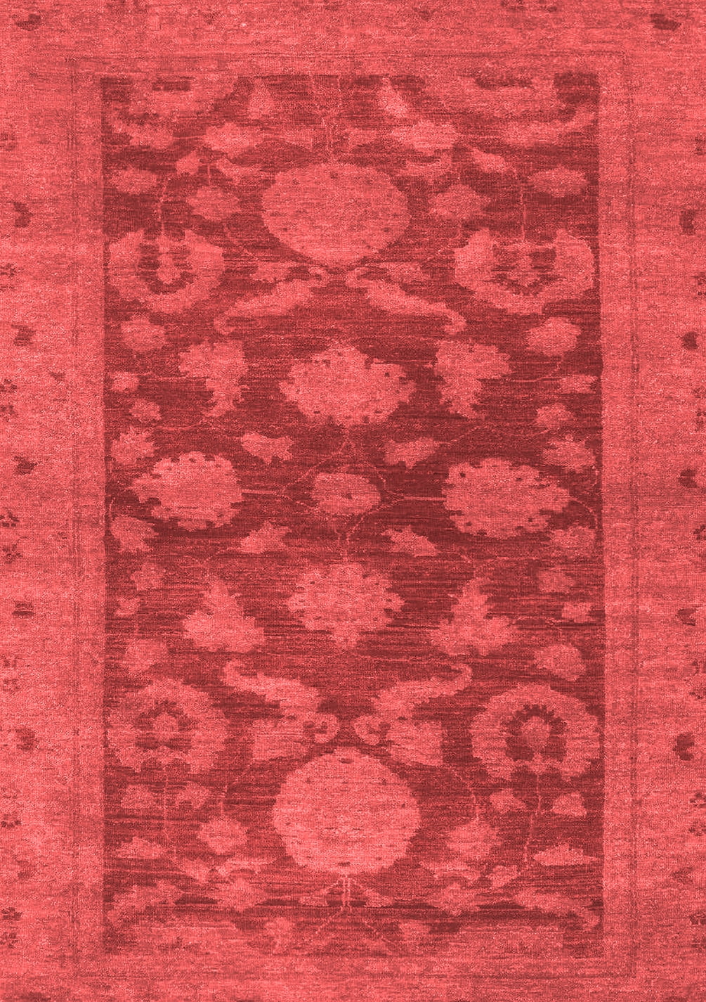 Red 4574 Ahgly Company Machine Washable Indoor Rectangle Abstract Red Modern ...