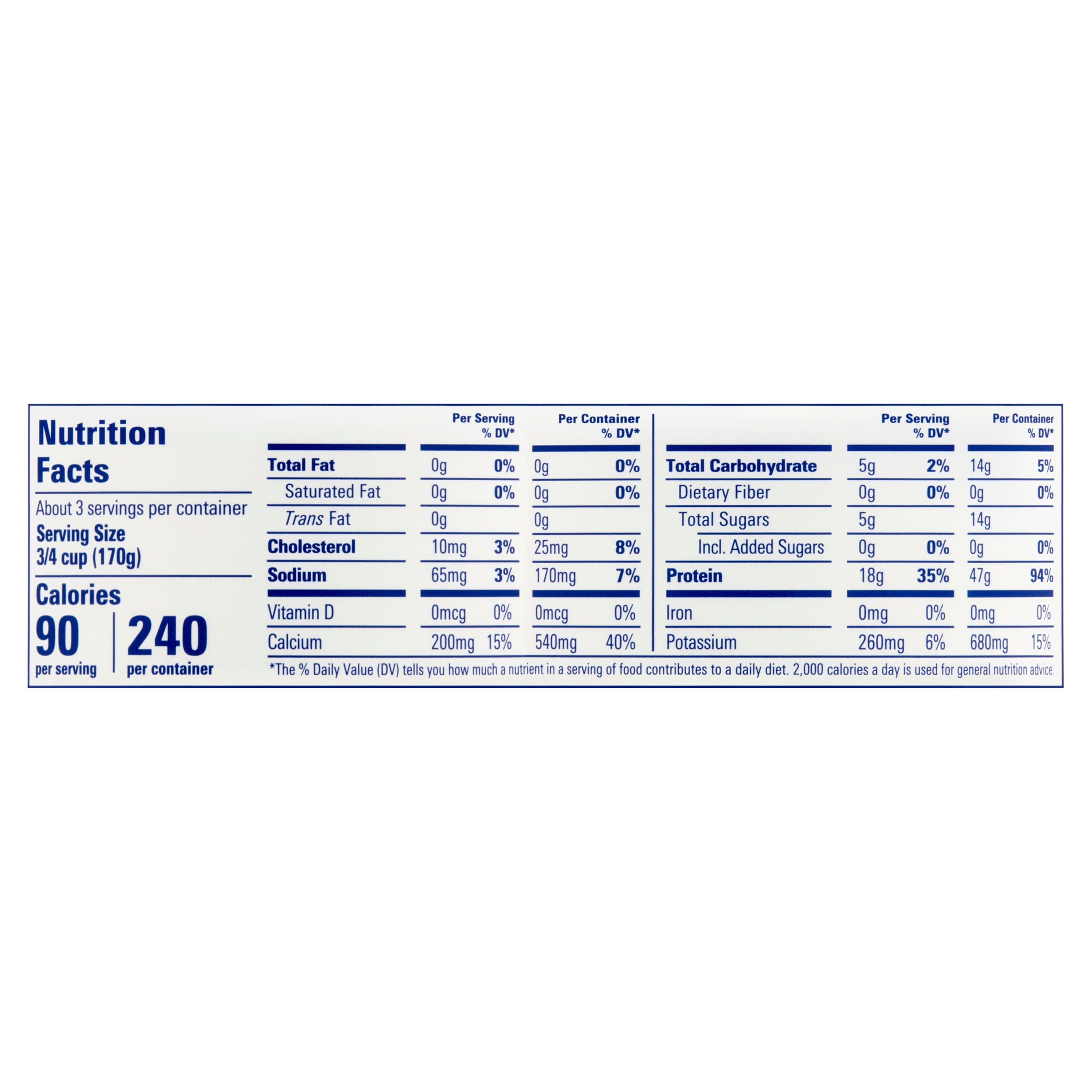 FAGE Total All Natural Nonfat Plain Greek Strained Yogurt, 16 oz