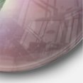 thumbnail image 3 of Designart 'Hong Kong Panorama at Twilight ' Industrial wall clock, 3 of 6