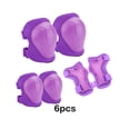 thumbnail image 3 of Guardoinrt Kids Protected With Knee Pads Elbow Pads And Wrist Guard Set Sports Protection Durable Construction Purple, 3 of 6
