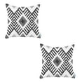 thumbnail image 2 of Ikat Set of 2 Square 18"x18" Boho Throw Pillow Covers, 2 of 4