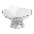 thumbnail image 4 of Frutero con pedestal, cesta para servir comida, aperitivos y postres en la cocina, con patas Blanco, 4 of 9