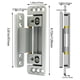 thumbnail image 4 of Bisagras de Puerta Ocultas, 2 Paquetes de Bisagras de Puerta Ocultas Ajustables, Capacidad de Carga de 110 Libras, Bisagras Ocultas Resistentes para Puerta Secreta, 4 of 5