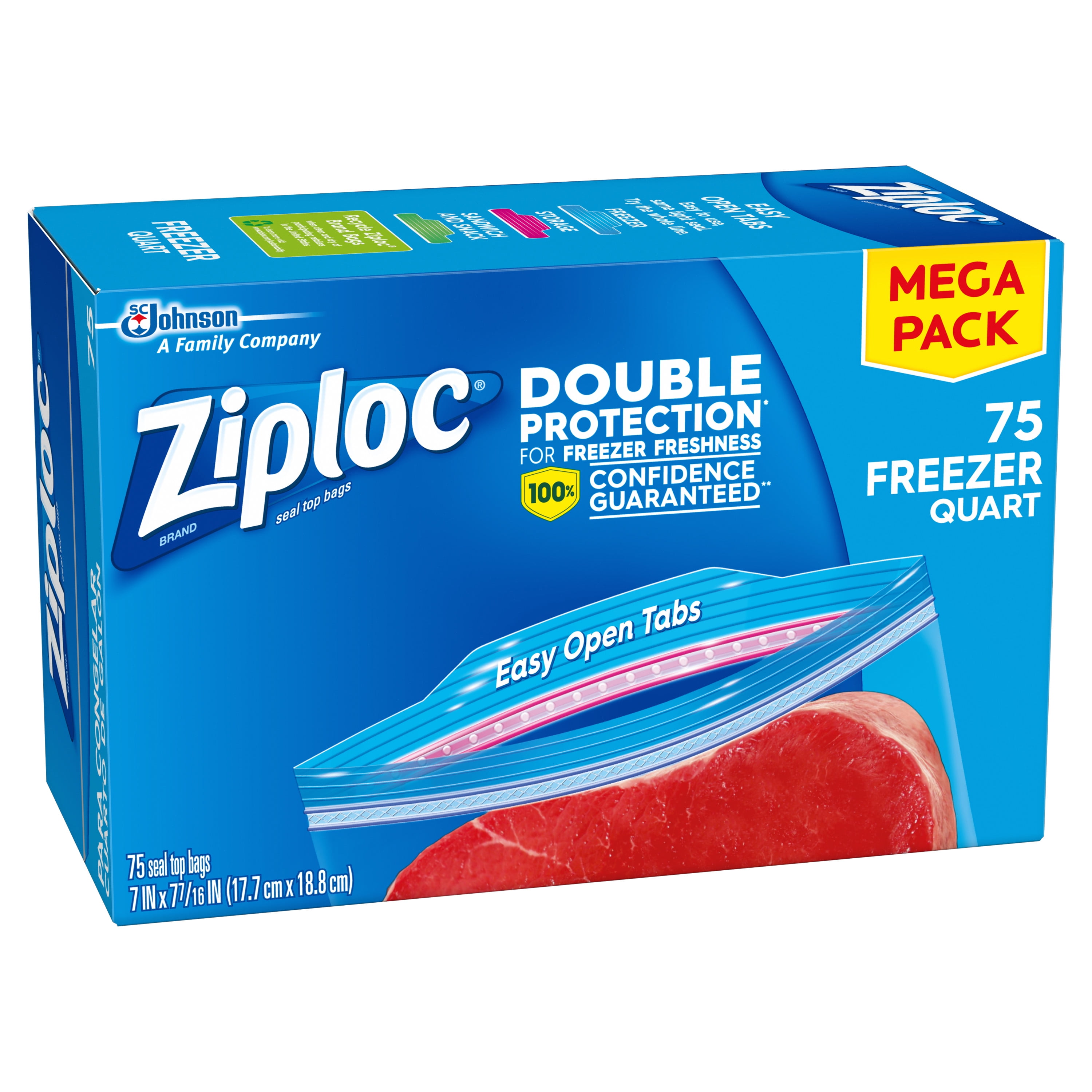 Ziploc 14-Count Holiday Freezer Gallon Bag - 71525