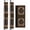 Brown, variant on 2 PCS Refrigerator Door Handle Covers, Forest Path Adjustable Kitchen Appliance Handle Cover Rustic Forest Dappled Sunlight Green Nature Woodland Non Slip Fridge Oven Stove Handle Protector