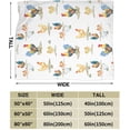 thumbnail image 4 of Chicken Rooster Blanket, Rustic Soft Warm Bed Bedding Throw Blankets Girls Boys Gifts for Couch Bedroom Sofa Office, All Season Cozy Flannel Plush Blanket for Kids Adults, 50"X40", 4 of 5