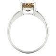 thumbnail image 4 of Clara Pucci 14K White Gold 2.5ct Champagne Solitaire Ring for Women, 4 of 7