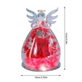 thumbnail image 3 of Illuminated Angel Glass Dome Rose Bouquet Ideal For Valentine's & Day, 3 of 6