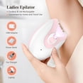thumbnail image 4 of EXLEAF 2026 New Epilator for Women Facial Hair Removal Rechargeable,2 Speeds Hair Removal,Hair Removal Device with 36 Tweezers,Hair Removal for Women Legs/Face,Women'S Electric Shaver Smooth Skin, 4 of 8