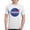 Ash Gray, variant on NASA Meatball Logo T-shirt Iconic American Astronaut Space Souvenir Men's Tee
