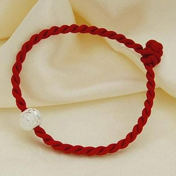 Vintage Fish Hook Man Bracelets Accessories Male Double Layer Lucky Wine Red Braslet Braided Braclet