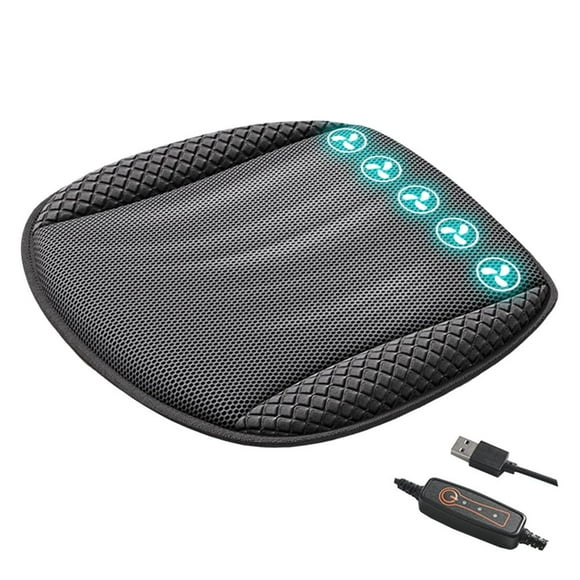 UOYOTT Housse de Siège d'Été Rafraîchissante pour Voiture Siège avant Coussin de Siège d'Auto Rafraîchissant 12V