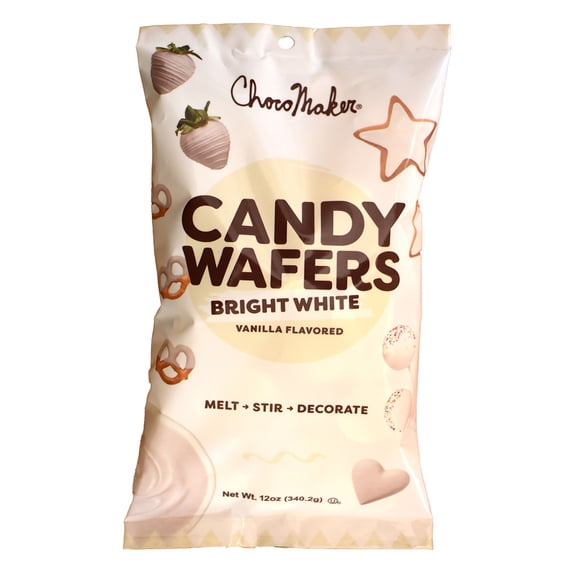 ChocoMaker Bright White Candy Wafers