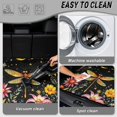 thumbnail image 5 of Uourmeti Trunk Cover for Pet Floral Dragonfly Print, Easy to Clean Cargo Mat, Durable Washable 29" x 39", 5 of 7