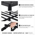 thumbnail image 5 of Apextella 14 in Twin XL Metal Platform Bed Frame, Round Corners, No Box Spring Needed, Underbed Storage, Black, 5 of 8