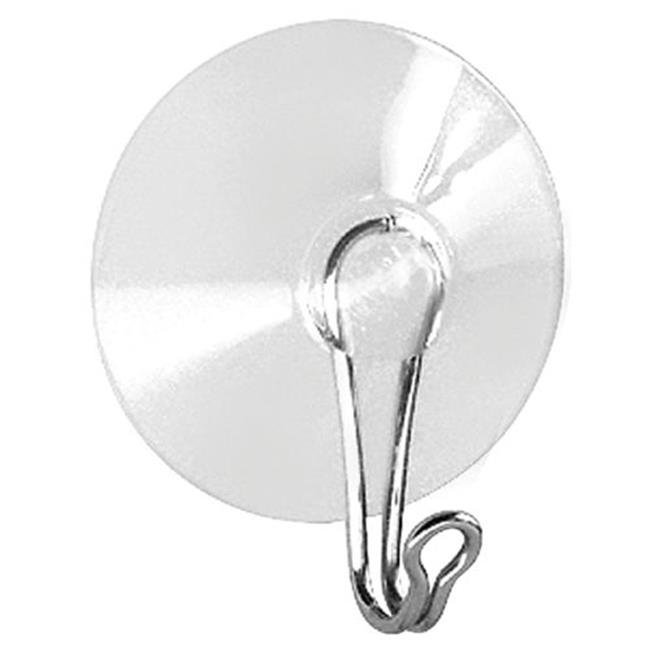 Interdesign 02400 Small Clear Suction Hook 3 Count