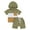 Army Green, variant on Bagilaanoe 2pcs Toddler Baby Boy Shorts Set Contrast Color Short Sleeve Hooded T-Shirt Tops + Shorts 6M 12M 18M 24M 3T Kids Casual Summer Clothes