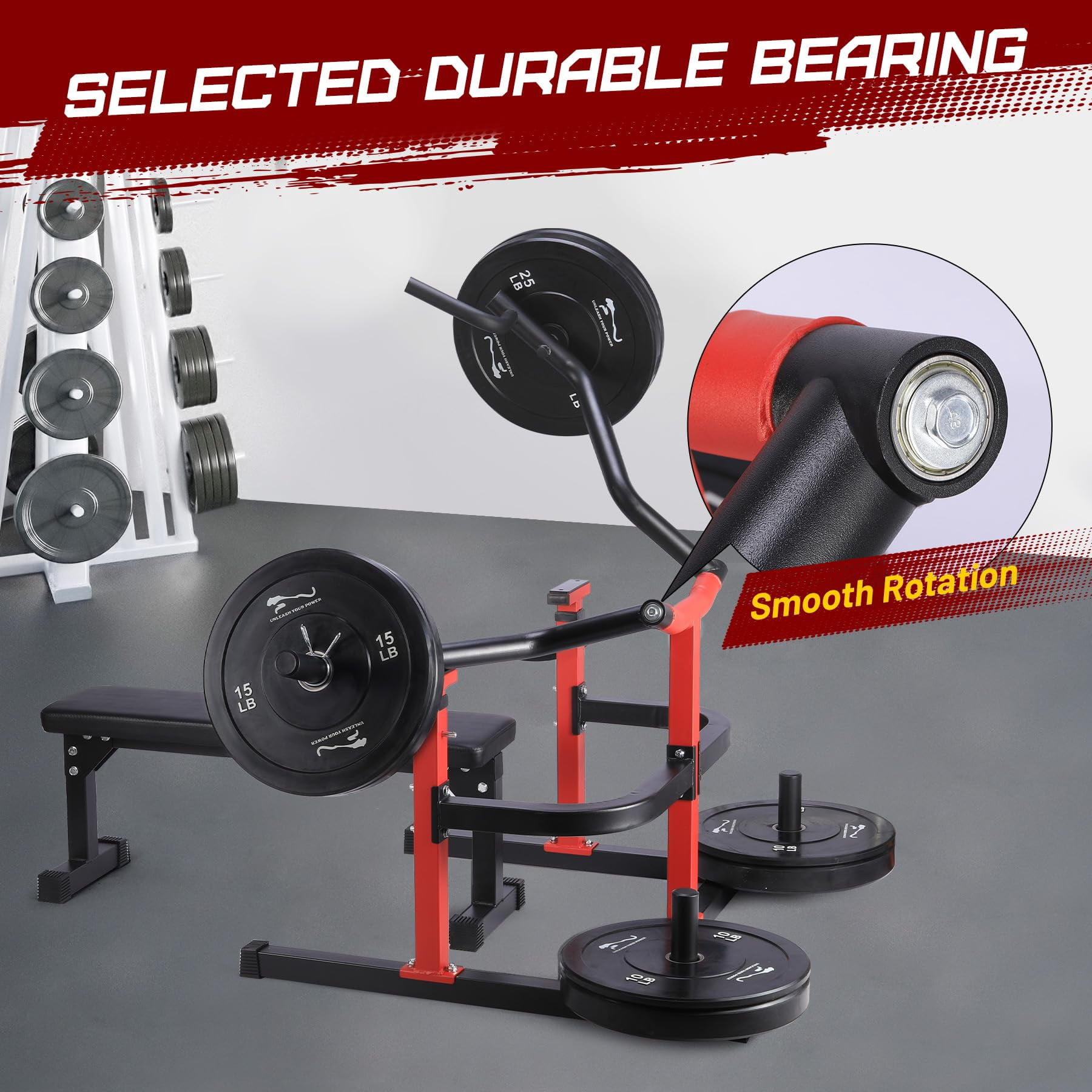 Towallmark Adjustable Chest Press Machine – Multifunctional Weight Bench with Flat & Incline Positions, Independent Converging Arms for Home Gym Workouts