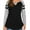 Black, variant on AXXD Womens Summer Tops Black Basic 2024 Ladies Solid Color Long Sleeve Short Shirt Blouse Tops