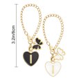 thumbnail image 2 of Homerr Milk Tea Cup Pendant 2Pcs Letter Charms for Tumbler Name ID Handle Charms Heart Shape Initial Identification Cup Accessories Pendant Adjustable Letter Accessories, 2 of 7