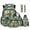3D Dinosaur Camo, variant on Xoenoiee Aztec Wolf American Tribal Print Backpack for Kids Boys 6pcs School Bags Teen Bookbags Set with Lunch Box Pencil Case Water Bottle Sleeve Bookmark Keychain, Lightweight Schoolbag Satchel
