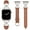 Brown/Starlight, variant on TOYOUTHS Leather Band Compatible with Apple Watch Bands Women 41/40/38/42/44/45/46/49mm, Dressy Fancy Slim Thin Strap with Designer D-Shape Buckle for iWatch Series 10 9 Ultra SE 8 7 6 5 4 3 2 1
